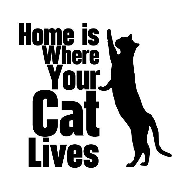 Home Is Where Your Cat Lives by nextneveldesign