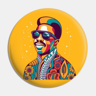 Stevie Wonder WPAP Limit Color Pin