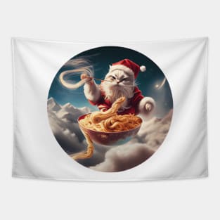 Ramen Santa Tapestry