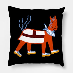 HORSE WEARING BOOTS Pillow