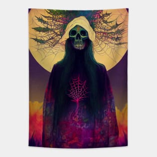 Creepy Hippie Ghost Tapestry