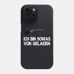 Maschinengewehr Spruch MG 36 Phone Case