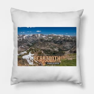 Beartooth Highway Wyoming and Montana Pillow