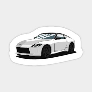 White Nissan 400z Magnet