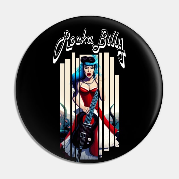 Rockabilly Pin by MckinleyArt