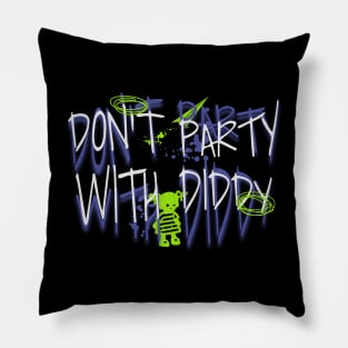 Don't Part with Diddy Tee - Hilarious Hip-Hop Inspired Pillow