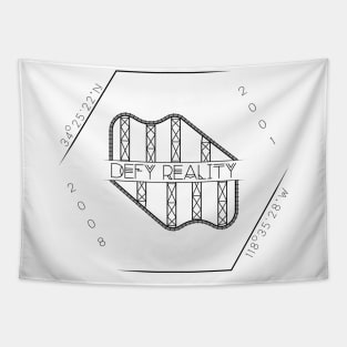 Defy Reality (Black) Tapestry