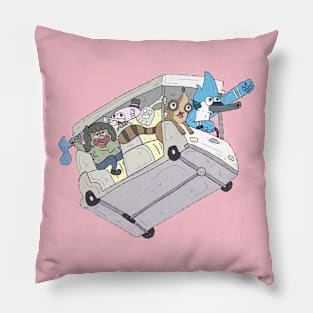 Regular Show - Golf Cart Pillow