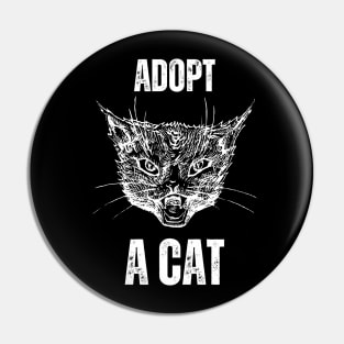 Adopt a Cat Pin