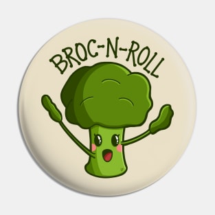 “Broc-n-Roll” Rock n Roll Broccoli Pin