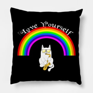 Lgbt Lesbian Gay Transgender Pride Queer Rainbow Pillow