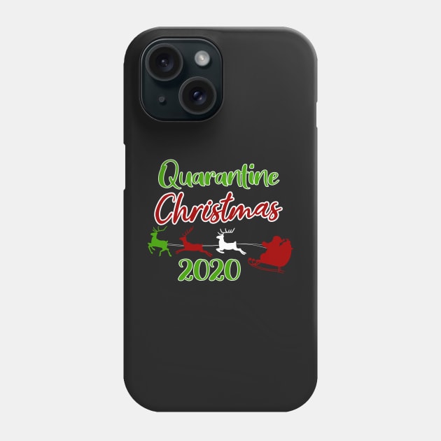 Quarantine Christmas Crew - Family Christmas Crew - Pandemic Christmas Gift - Couple Family Matching christmas pajamas Phone Case by WassilArt