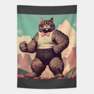 Muscle Meow: The Adorably Buff Felines - Garth Tapestry