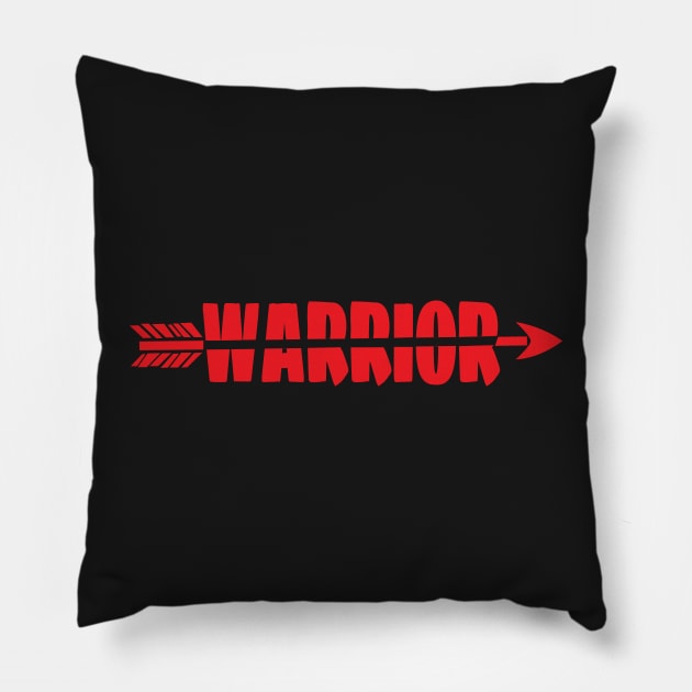 Warrior Pillow by Teamtsunami6