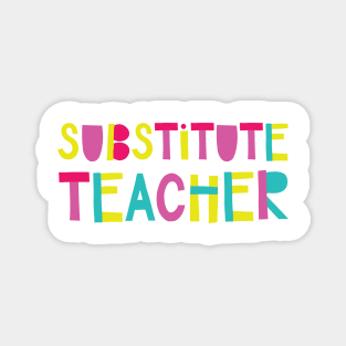 Substitute Teacher Gift Idea Cute Back to School Magnet