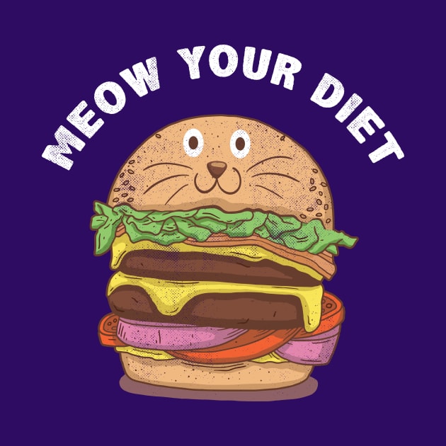 Dieting Joke: Meow Your Diet by POD Anytime