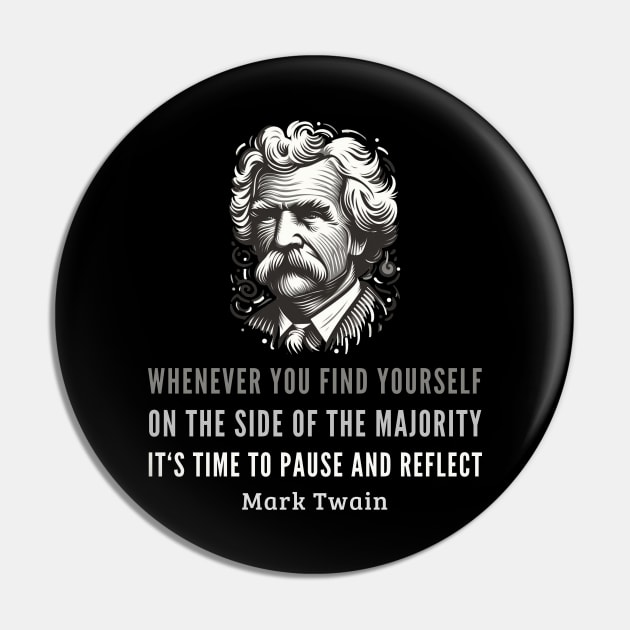 Embracing Individuality: Mark Twain's Insightful Words Pin by BattlegroundGuide.com