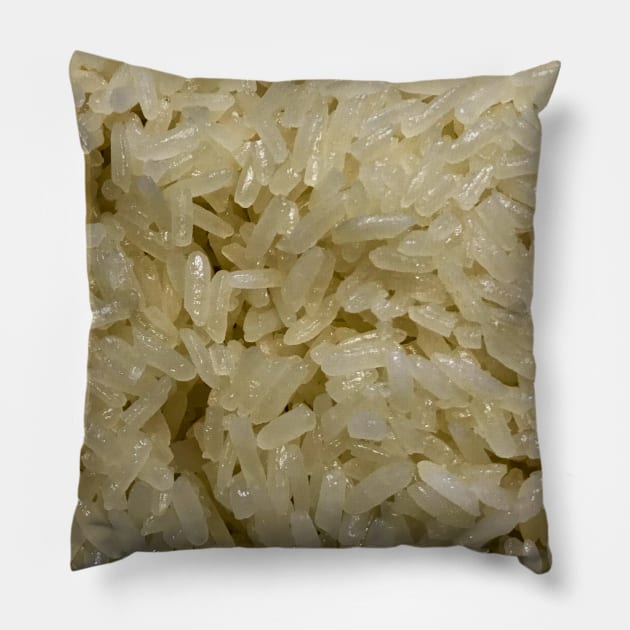 Sticky rice texture background Pillow by FOGSJ