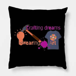 Crafting Dreams ,Wearing Art Pillow