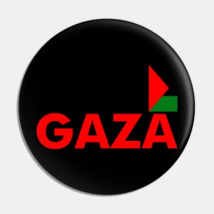 Free Gaza Free Palestine - The Palestinian Flag Pin