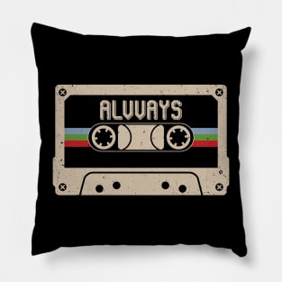 Personalized Alvvays Name Birthday Vintage Cassette Tape Pillow