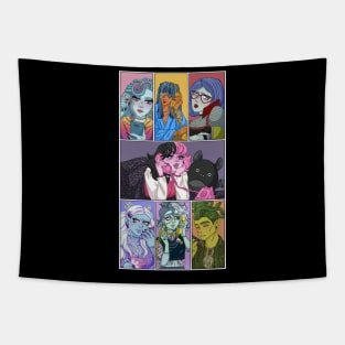 Monster High Ghouls Gossiping Tapestry