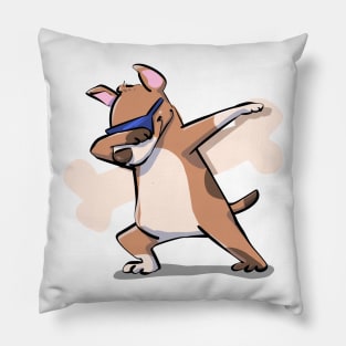 Funny Dabbing Dancing Dog Pet Pillow