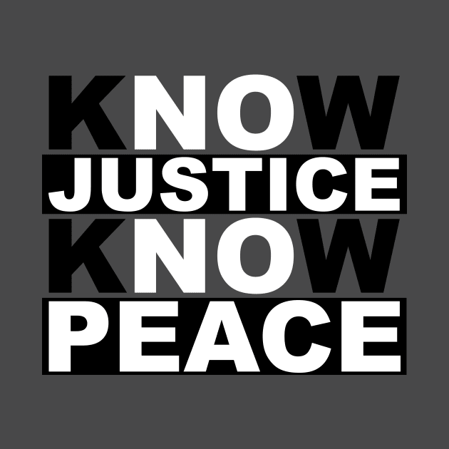 know justice no peace by polisci