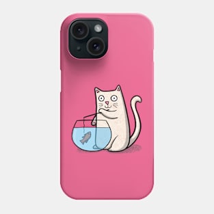 Fishing Cat Phone Case