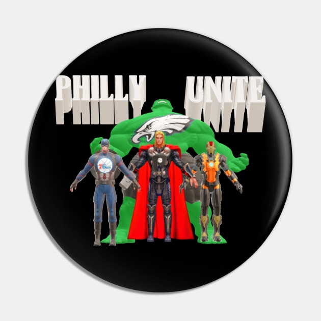 Philly Unite Pin by Marks Marketplace