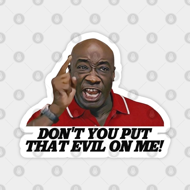 Don't You Put That Evil On Me, Ricky Bobby! Magnet by darklordpug