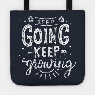 Keep Going distress Tote