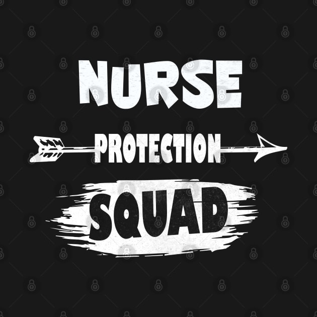 Nurse Protection Squad - Cute Matching Nursing print by Grabitees