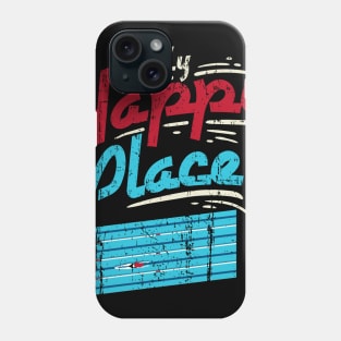 My Happy Place Swimming Pool - Swim Team Swimmer Gift Phone Case