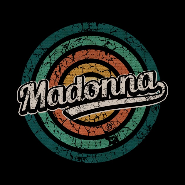 Madonna // Retro Circle Crack Vintage by People Mask