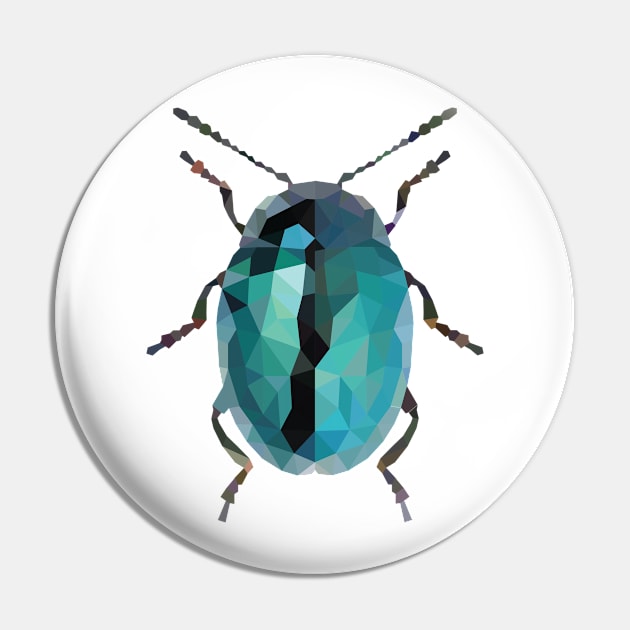 Geo-Beetle Pin by BeetleBrand