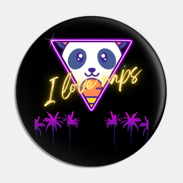 Cute Panda Cyberpunk - I Love Naps - Kawaii Panda #11 Pin by Suga Collection