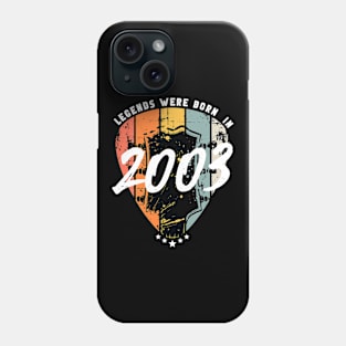 2003 Birthday Guitar Guitarist Phone Case