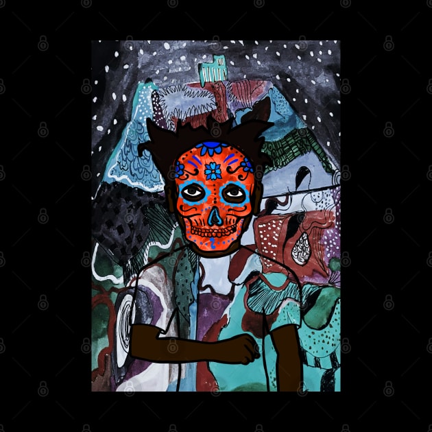 Digital Mystery: NFT Character - MaleMask Hashmask Edition on TeePublic by Hashed Art