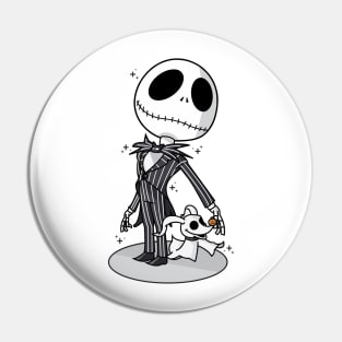 Mr. skeleton and his ghost dog Pin