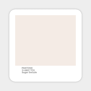 pantone 11-0607 TCX Sugar Swizzle Magnet