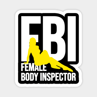 Female Body Inspector Magnet