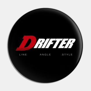 Drifter - Initial Drift Racing Pin