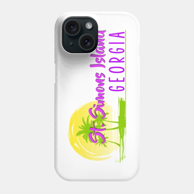 Life's a Beach: St. Simmons Island, Georgia Phone Case by Naves