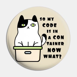 So my code is in container, now what? Pin