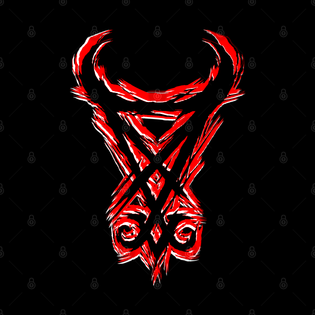 SHUNNED "SIGIL OF SHUNNED" RED LOGO by shunned