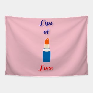 Lips Of Love Tapestry