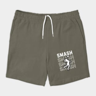 Volleyball Player Smash Distressed Shorts