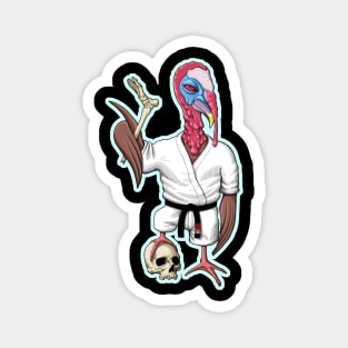 Thanksgiving Turkey leg locker - jiu jitsu - judo Magnet