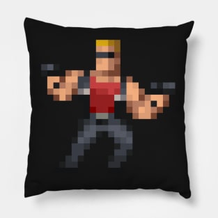 Duke Nukem low-res pixelart Pillow